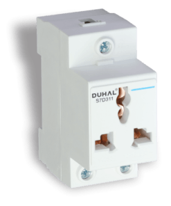 Ổ cắm thanh ray tủ điện đa năng 3 chấu 16A (S7D311)