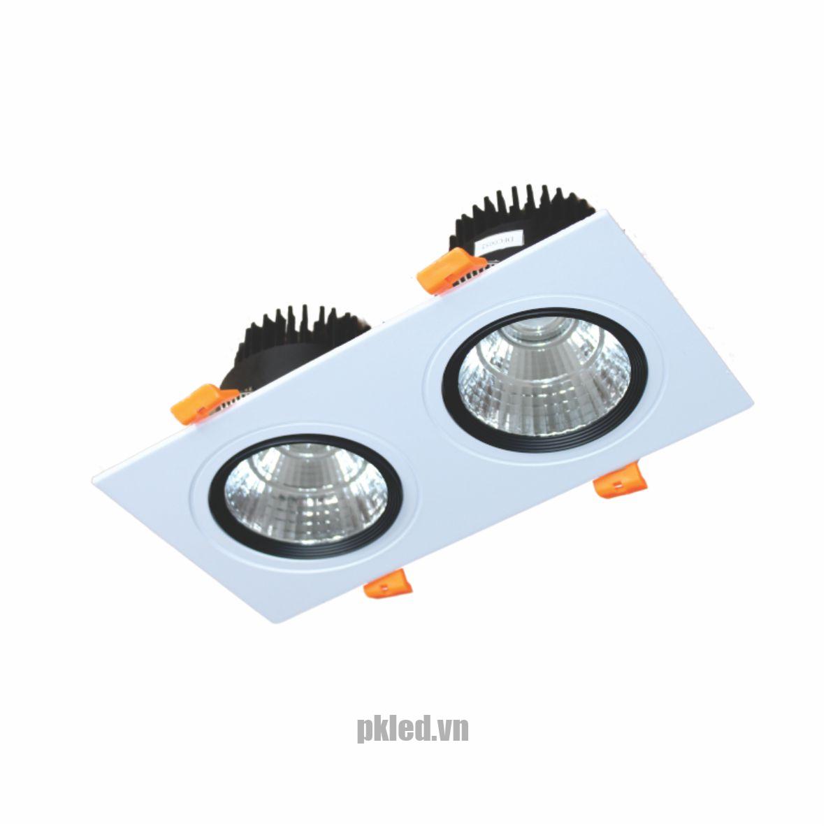 Đèn Downlight Vuông Chiếu Điểm Âm Trần 2x5W DFC2051 Duhal