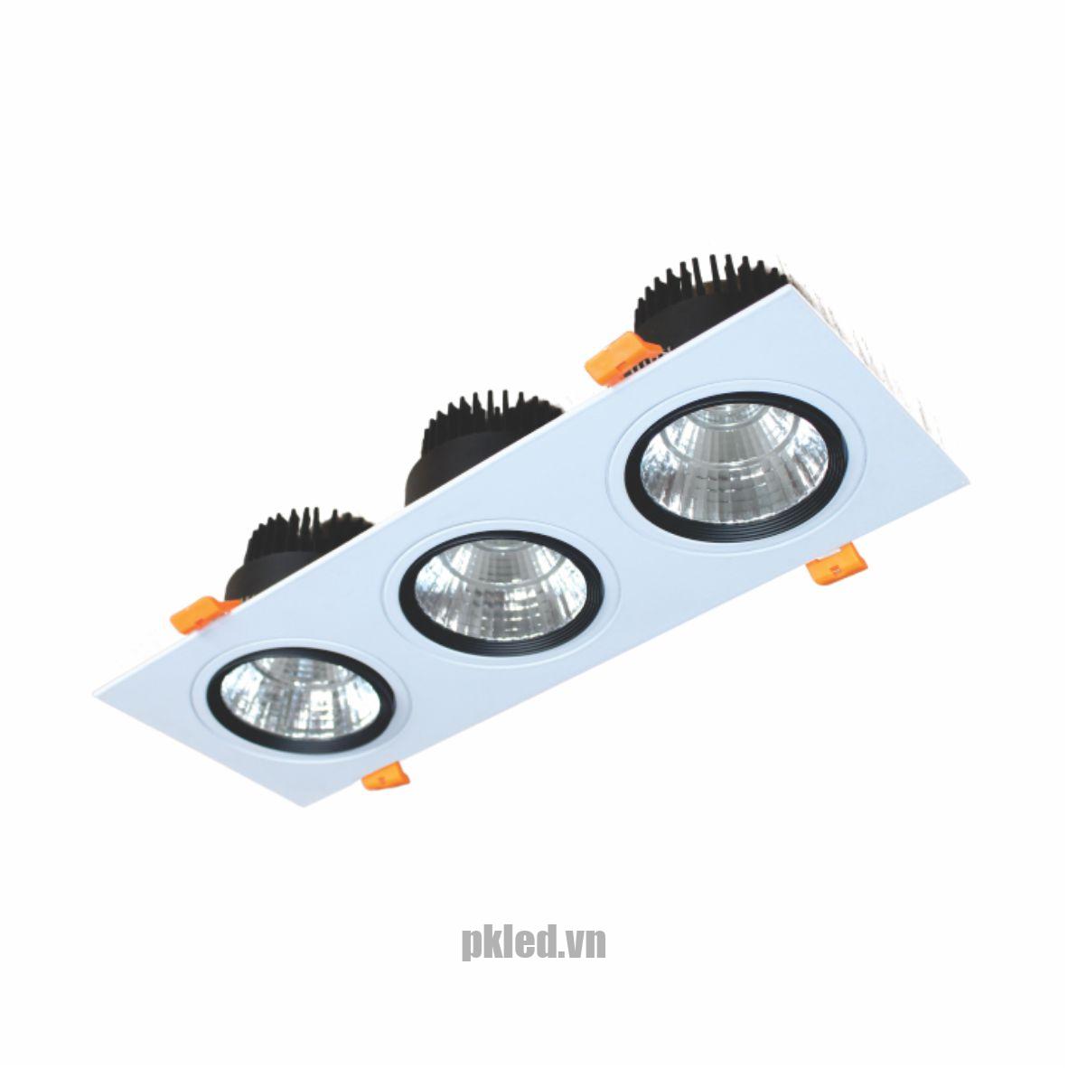 Đèn Downlight Vuông Chiếu Điểm Âm Trần 3x18W DFC3181 Duhal
