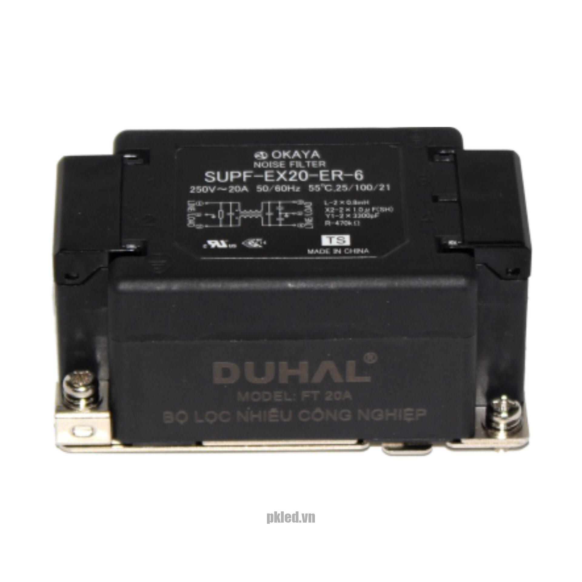 Bộ lọc nhiễu công nghiệp 4400W FT20A Duhal Led | Điện PK