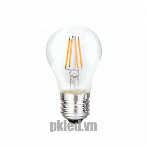 Bóng đèn LED trang trí DSYA60-E27 Vỏ Trong – Ánh sáng vàng ấm, kiểu A60 đẹp sang trọng