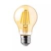 Bóng đèn LED DSYA60-E27 Vỏ Vàng – Ánh sáng vàng ấm sang trọng cho mọi không gian trang trí