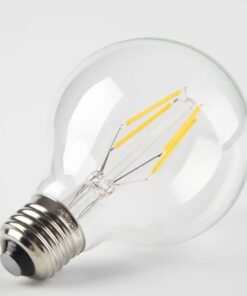 Bóng đèn LED DSYG80-E27 Vỏ Trong – Kiểu G80 sang trọng, ánh sáng vàng ấm nổi bật