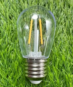 Bóng đèn LED trang trí DSYS14-E27 – Ánh sáng vàng ấm, kiểu S14 nhỏ gọn sang trọng
