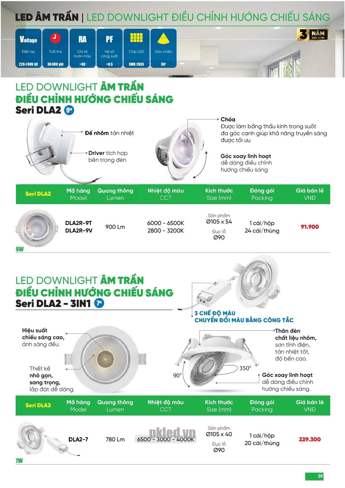Trang 59 bảng báo giá đèn MPE năm 2026