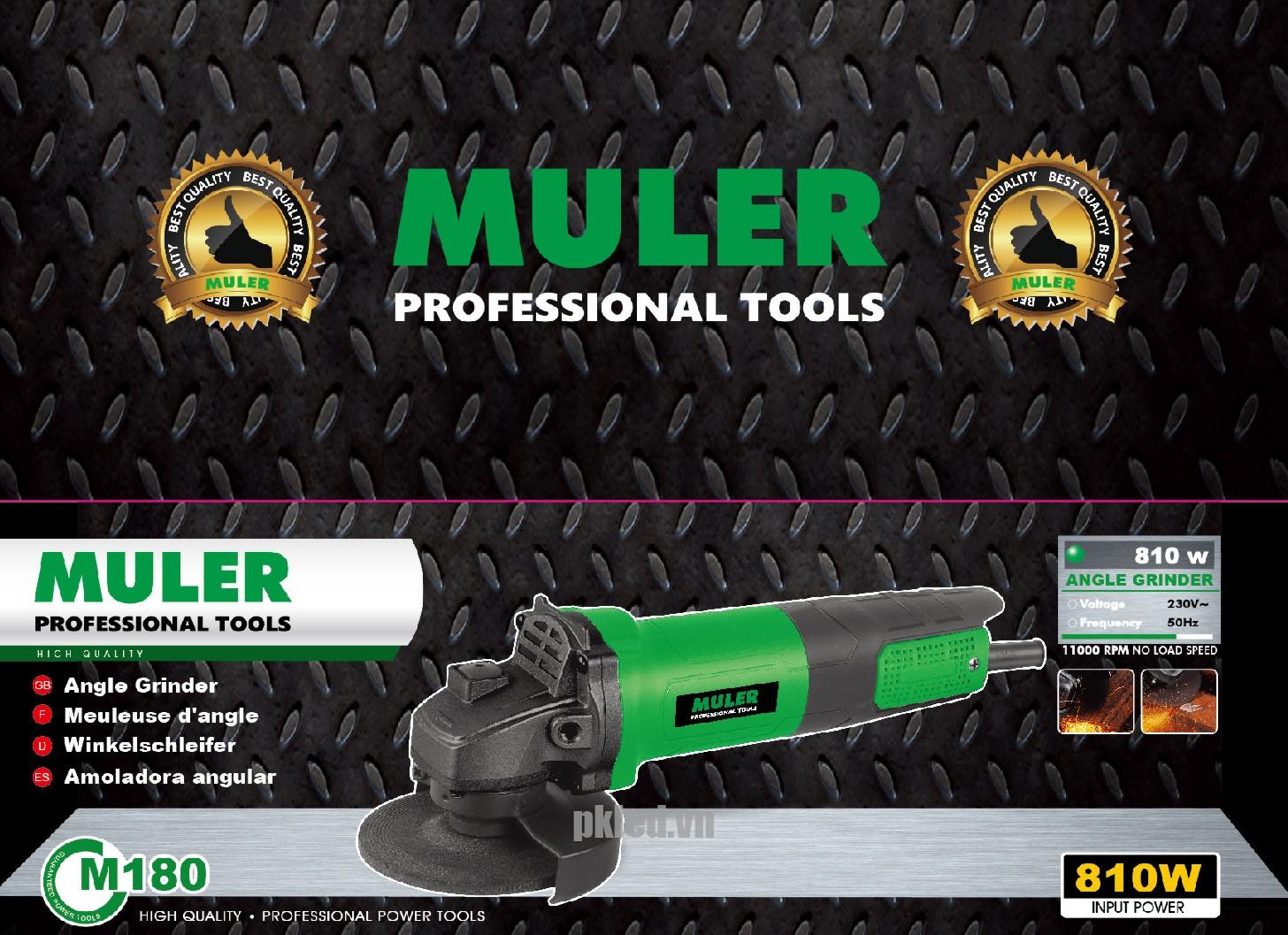 Bao bì đựng Máy Mài Cắt 1 Tấc Tay Ngắn mã M180 Muler