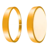 Viền đèn CL 22W màu vàng gold BD35-G MPE