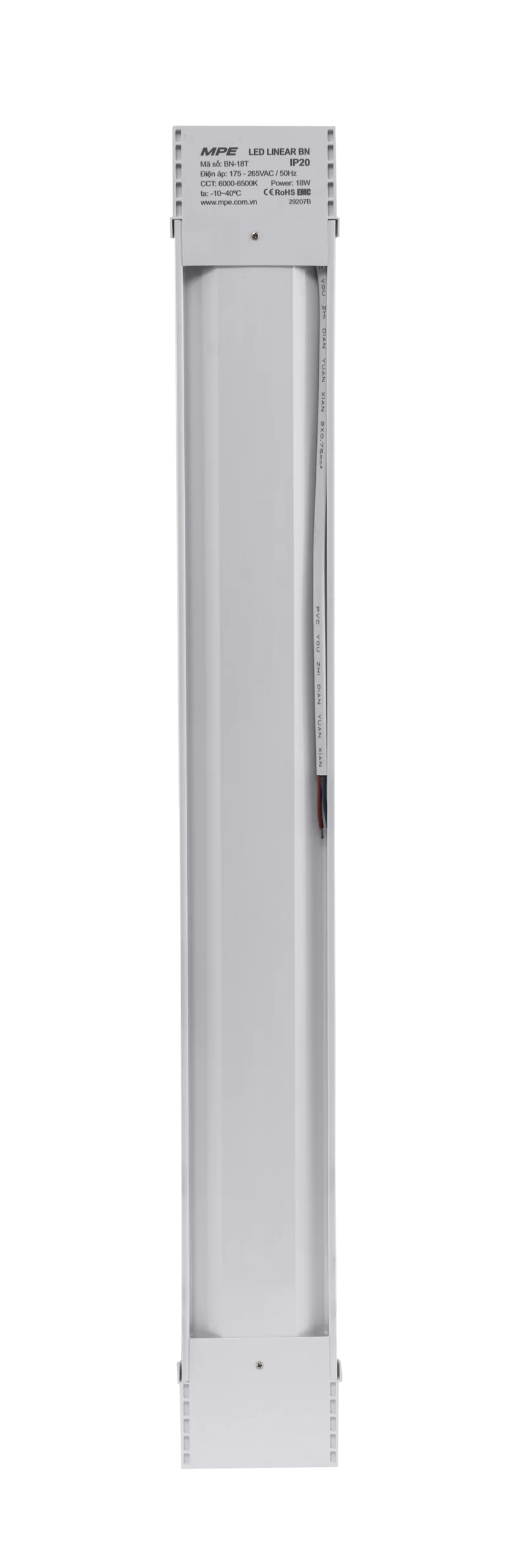 Đèn Bán Nguyệt thân đèn nhựa 18W ánh sáng trắng BN-18T MPE