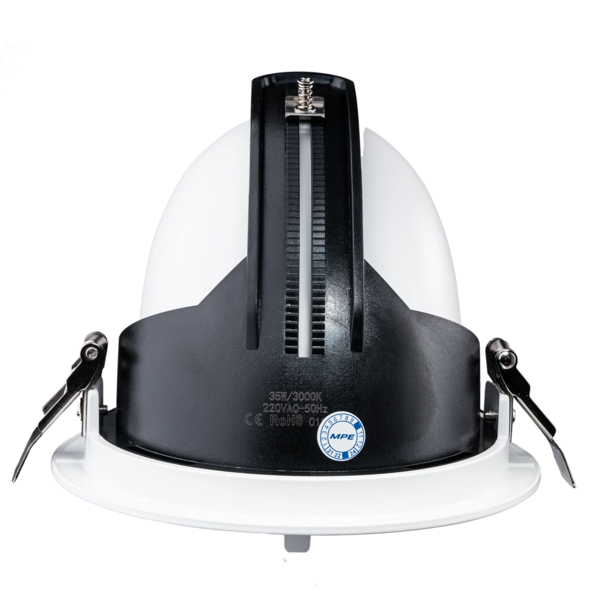 Đèn Downlight âm trần Chiếu điểm, Điều chỉnh hướng sáng 35W ánh sáng vàng DLA-35V MPE