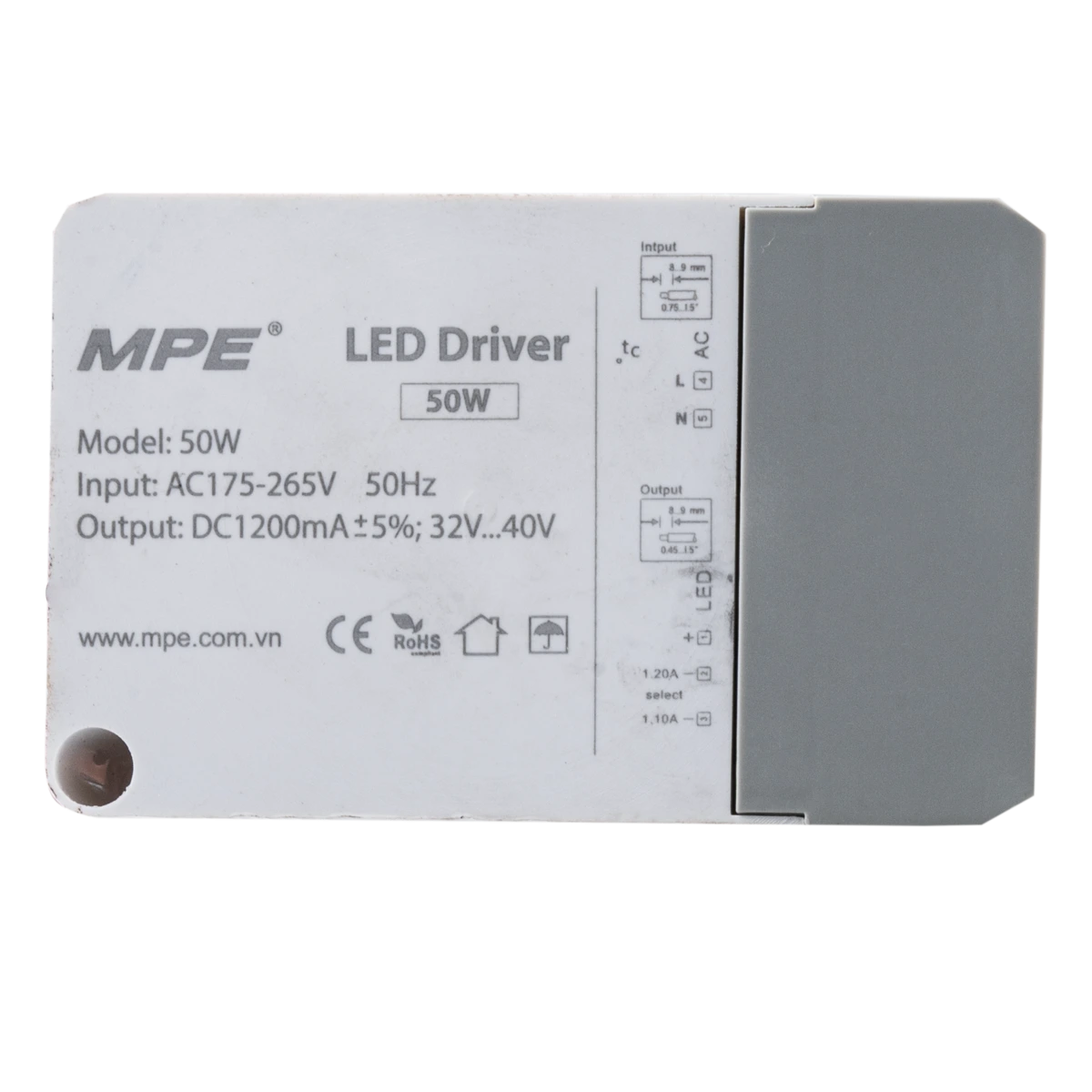 Đèn Downlight âm trần Chiếu điểm, Điều chỉnh hướng sáng 50W ánh sáng vàng DLA-50V MPE