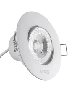 LED Downlight âm trần Chiếu điểm, Điều chỉnh hướng sáng mặt tròn 5W ánh sáng trắng DLA2R-5T MPE
