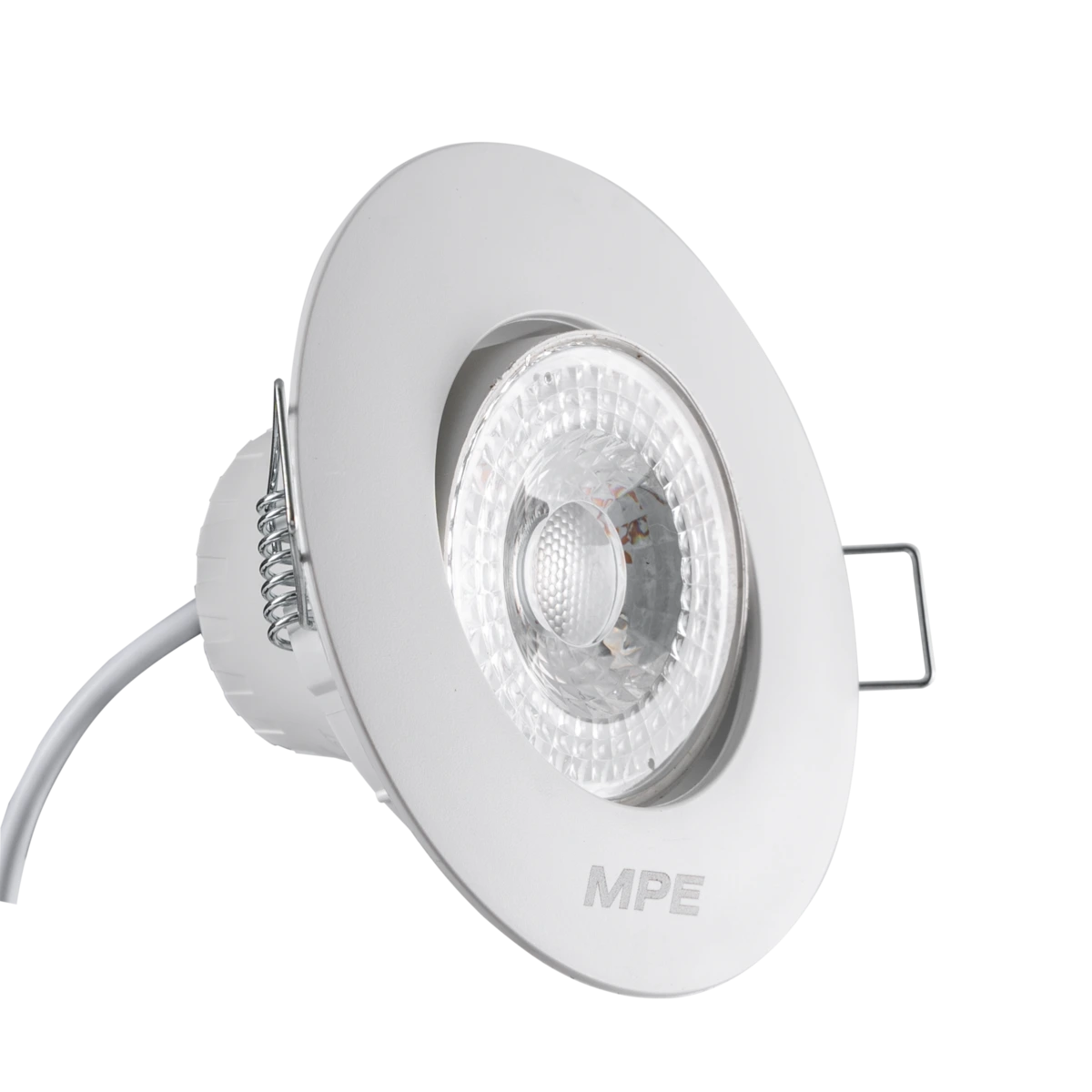 LED Downlight âm trần Chiếu điểm, Điều chỉnh hướng sáng mặt tròn 5W ánh sáng trắng DLA2R-5T MPE