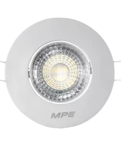 LED Downlight âm trần Chiếu điểm, Điều chỉnh hướng sáng mặt tròn 5W ánh sáng vàng DLA2R-5V MPE