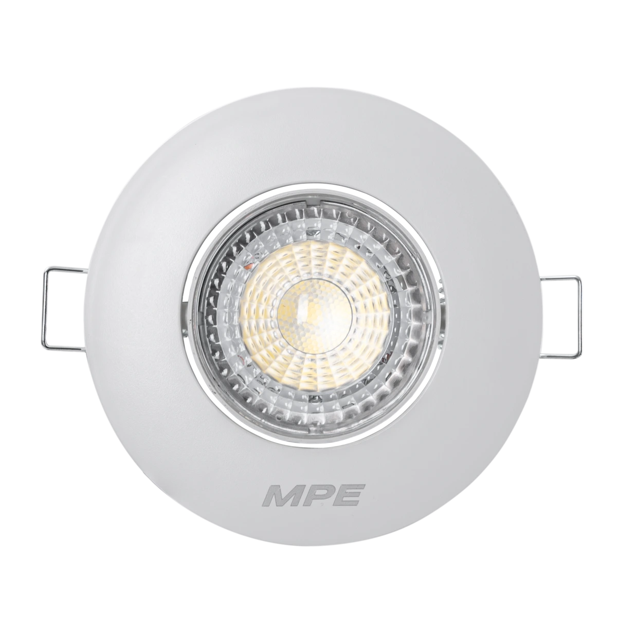 LED Downlight âm trần Chiếu điểm, Điều chỉnh hướng sáng mặt tròn 7W ánh sáng trắng DLA2R-7T MPE