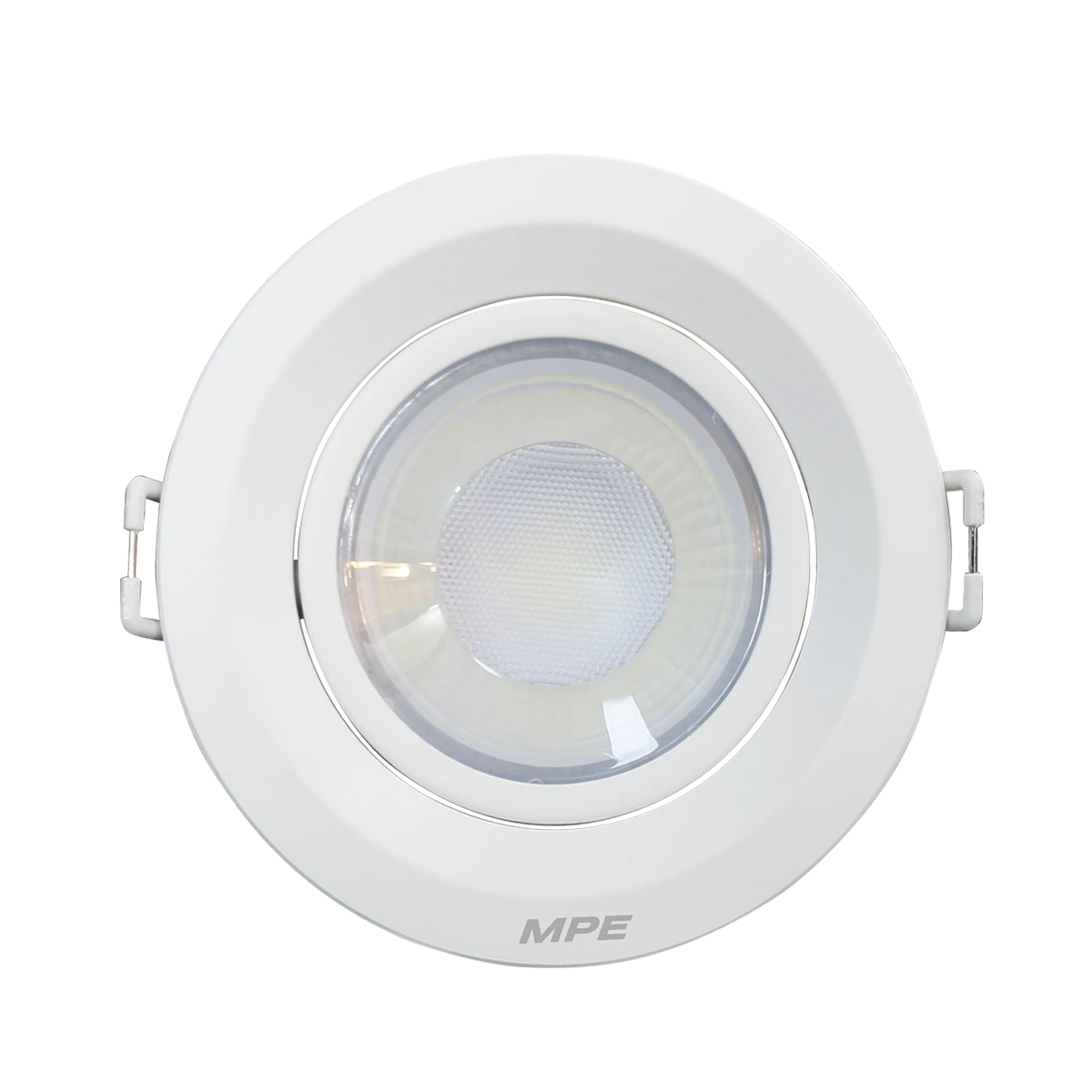 LED Downlight âm trần Chiếu điểm, Điều chỉnh hướng sáng, mặt tròn 9W ánh sáng trắng DLA2R-9T MPE