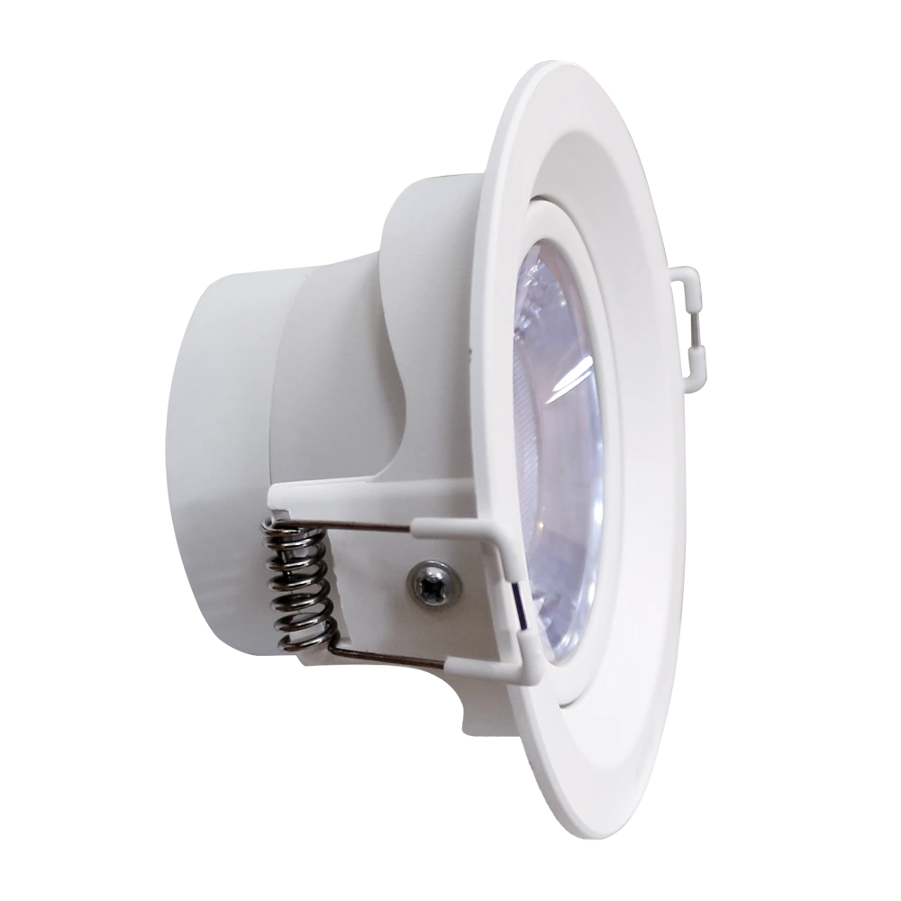 LED Downlight âm trần Chiếu điểm, Điều chỉnh hướng sáng, mặt tròn 9W ánh sáng trắng DLA2R-9T MPE