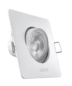 LED Downlight âm trần Chiếu điểm, Điều chỉnh hướng sáng mặt vuông 5W ánh sáng trắng DLA2S-5T MPE