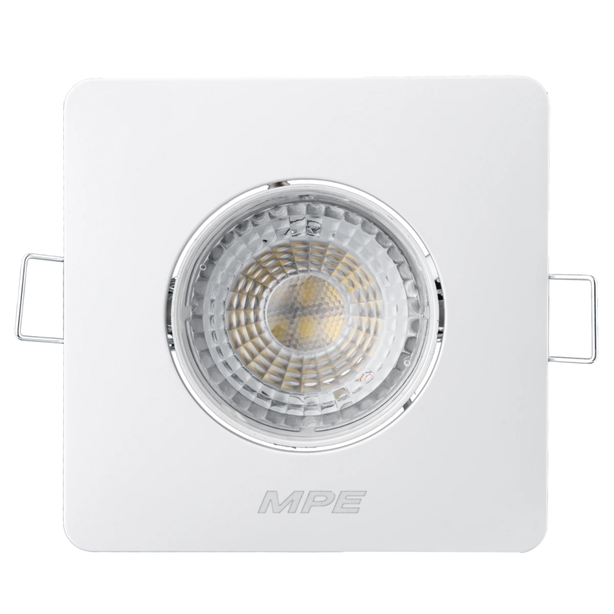 LED Downlight âm trần Chiếu điểm, Điều chỉnh hướng sáng mặt vuông 5W ánh sáng vàng DLA2S-5V MPE