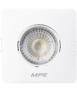 LED Downlight âm trần Chiếu điểm, Điều chỉnh hướng sáng mặt vuông 7W ánh sáng trắng DLA2S-7T MPE