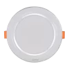 LED Downlight âm trần nhôm, viền bạc 9W ánh sáng trắng DLBL-9T MPE