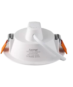LED Downlight âm trần nhựa 6W – 3 chế độ màu DLEL-6/3C MPE