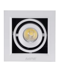 Đèn Downlight âm trần Chiếu điểm 1 đèn 7W ánh sáng trắng DLS-107T MPE