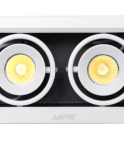 Đèn Downlight âm trần Chiếu điểm 2 đèn 7W ánh sáng trung tính DLS-207N MPE
