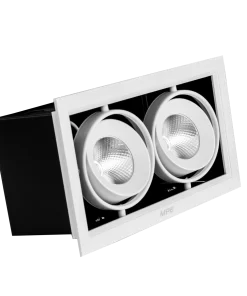 Đèn Downlight âm trần Chiếu điểm 2 đèn 12W ánh sáng vàng DLS-212V MPE