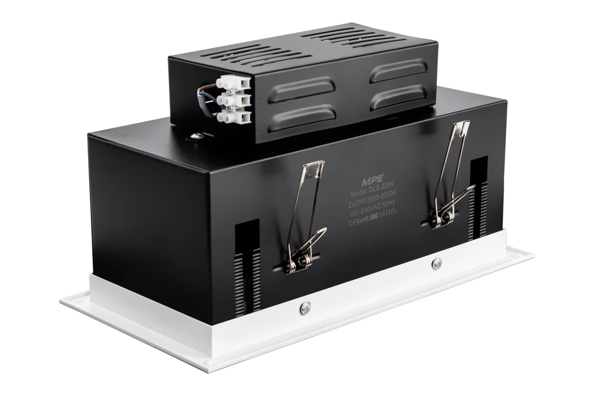 Đèn Downlight âm trần Chiếu điểm 2 đèn 20W ánh sáng vàng DLS-220V MPE