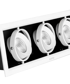 Đèn Downlight âm trần Chiếu điểm 3 đèn 12W ánh sáng trung tính DLS-312N MPE