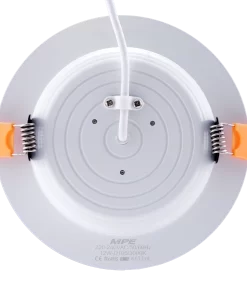 LED Downlight âm trần nhôm, viền trắng 9W ánh sáng trắng DLT-9T MPE