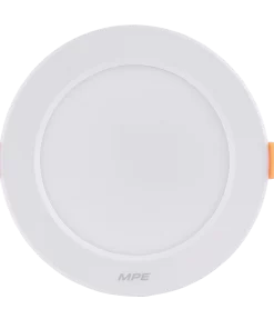 LED Downlight âm trần nhôm viền trắng 9W ánh sáng vàng DLT2-9V MPE