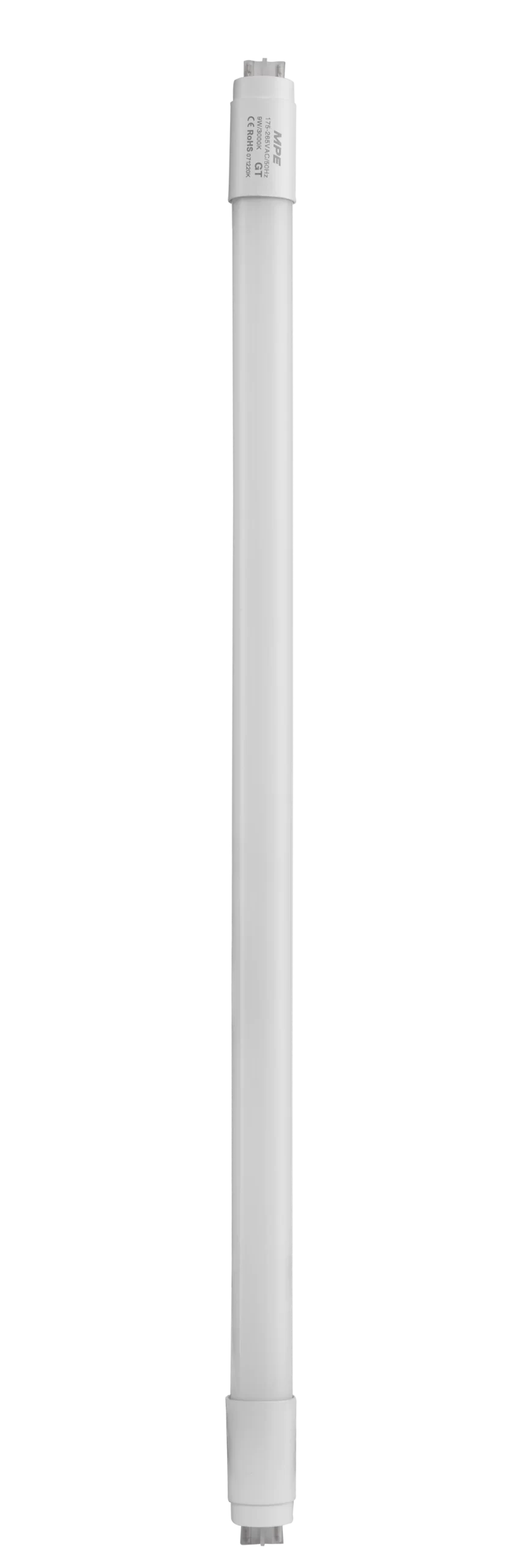 LED tube thuỷ tinh 0.6m 9W ánh sáng vàng GT-60V MPE