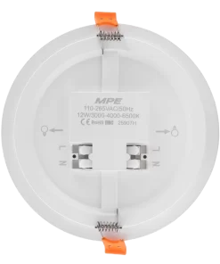 Đèn Led Panel âm trần viền nhôm 12W 3 màu RPE-12/3C MPE