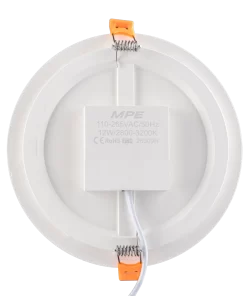 Đèn Led Panel âm trần viền nhôm 12W ánh sáng vàng RPE-12V MPE