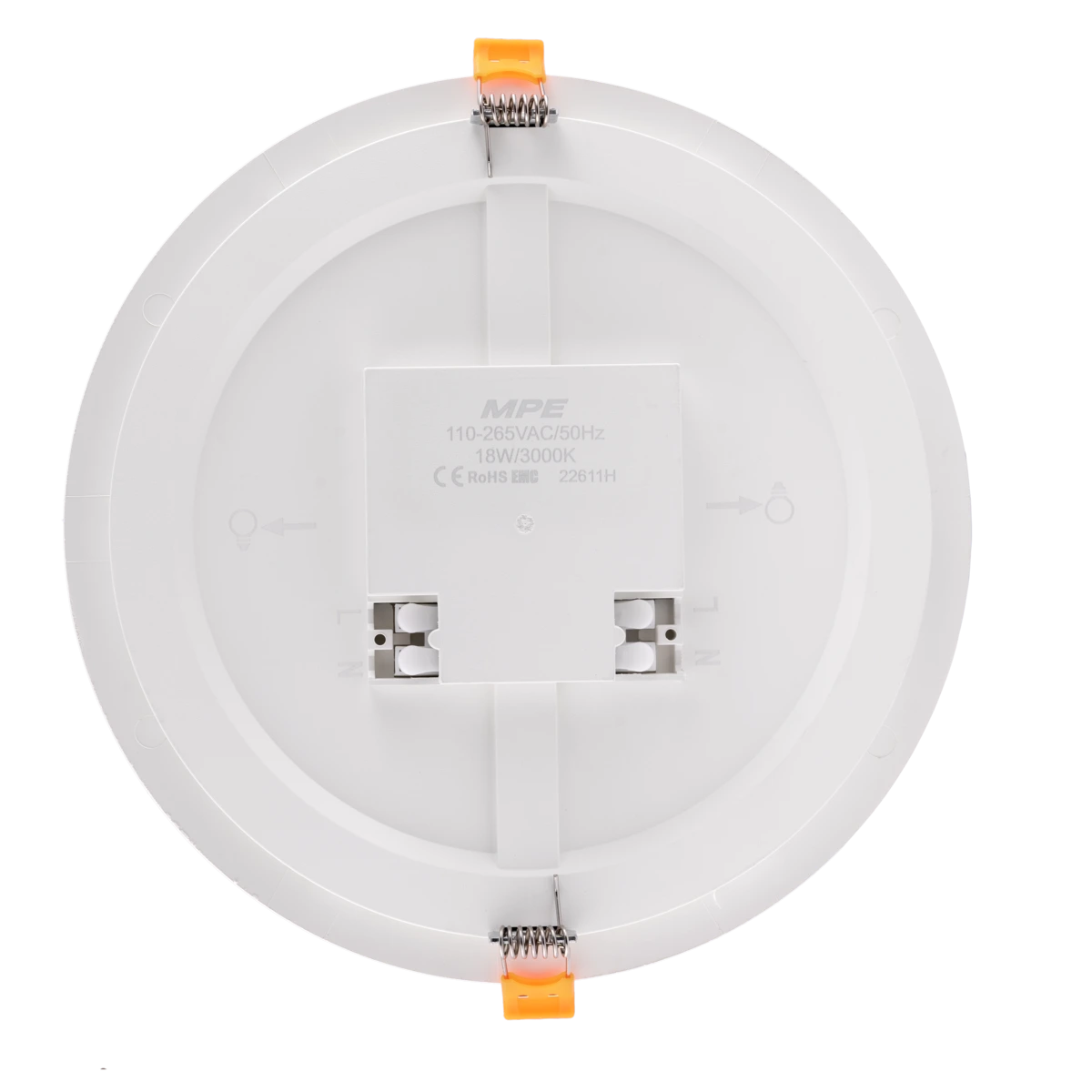 Đèn Led Panel âm trần viền nhôm 18W ánh sáng vàng RPE-18V MPE