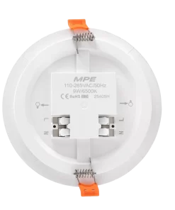 Đèn Led Panel âm trần viền nhôm 9W ánh sáng vàng RPE-9V MPE
