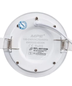 Đèn Led âm trần DIM 6W 3 màu RPL-6ST/DIM MPE