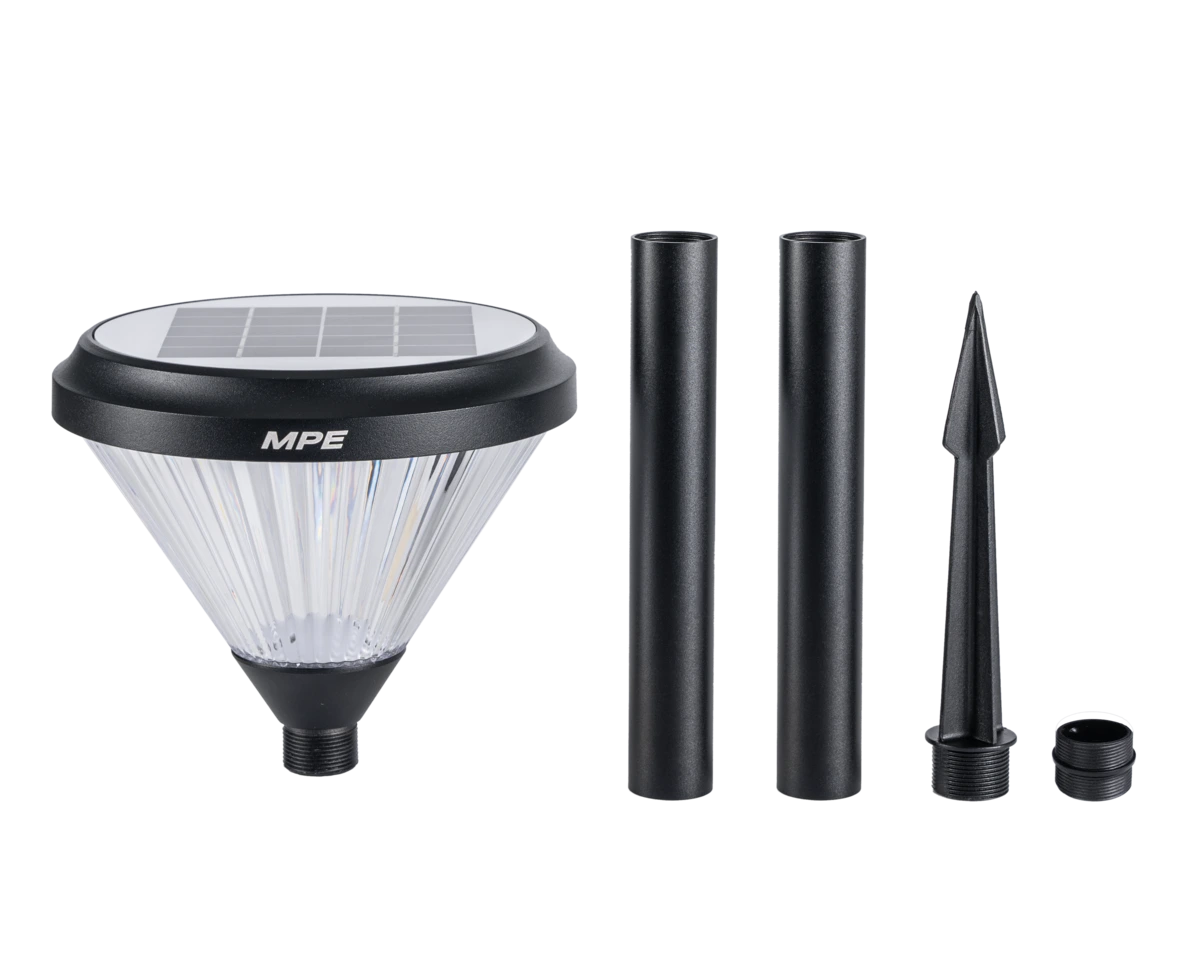 Đèn sân vườn năng lượng mặt trời, cắm đất, cao 70cm 2W ánh sáng vàng SLL-70V MPE