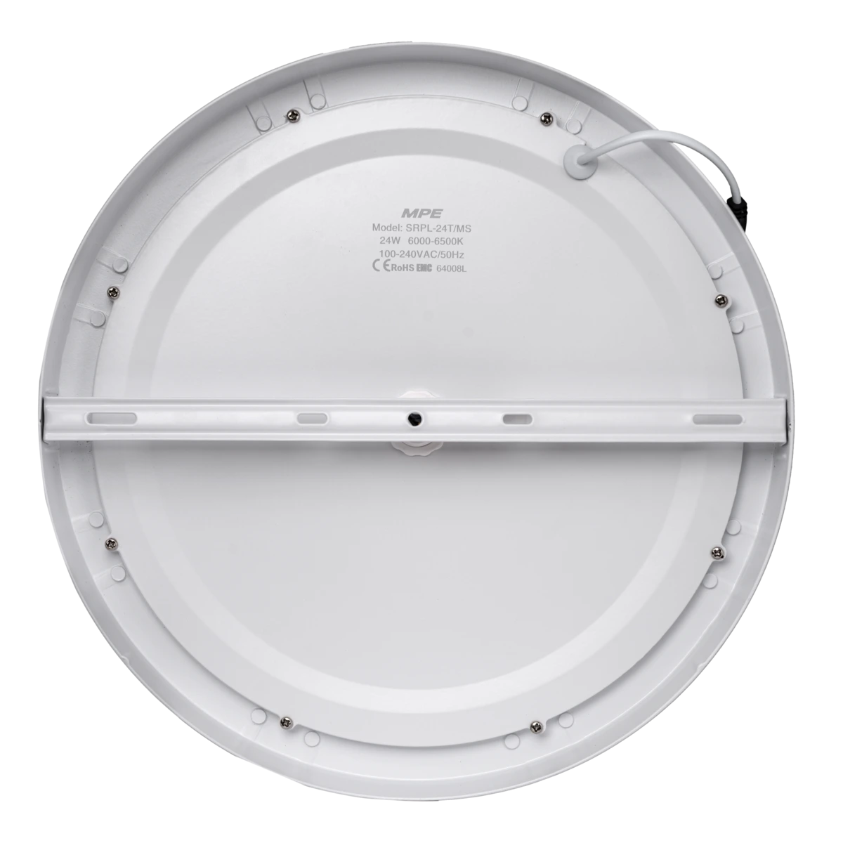 Đèn Panel ốp nổi nhôm, mặt tròn, cảm biến chuyển động 24W ánh sáng trắng SRPL-24T/MS MPE