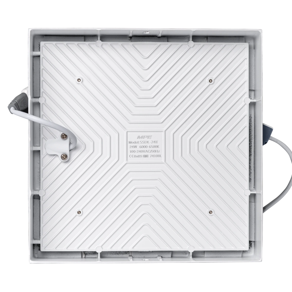 Đèn Led downlight siêu mỏng vuông 24W ánh sáng trắng SSDL-24T MPE