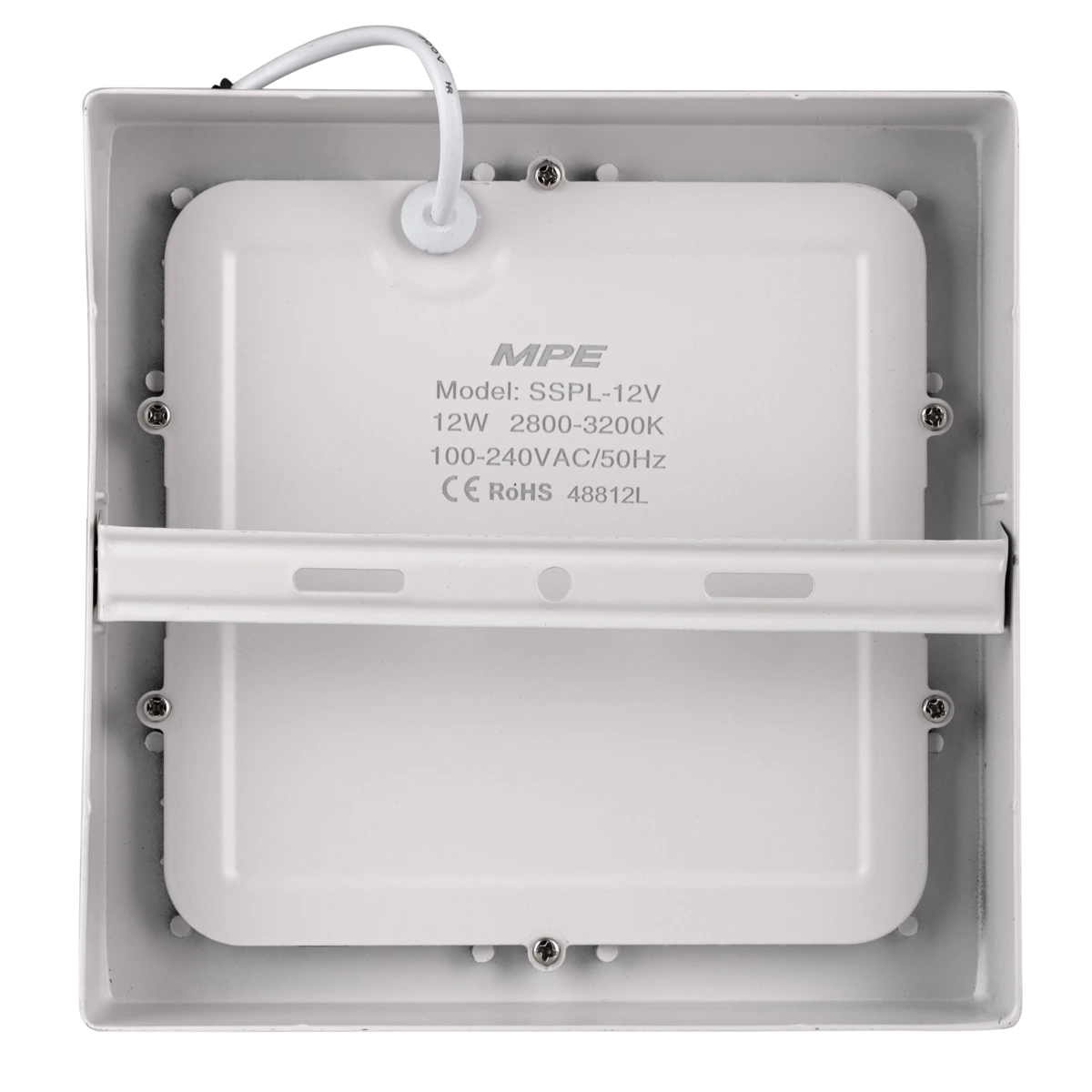 Đèn Led Panel âm trần vuông 12W ánh sáng vàng SSPL-12V MPE