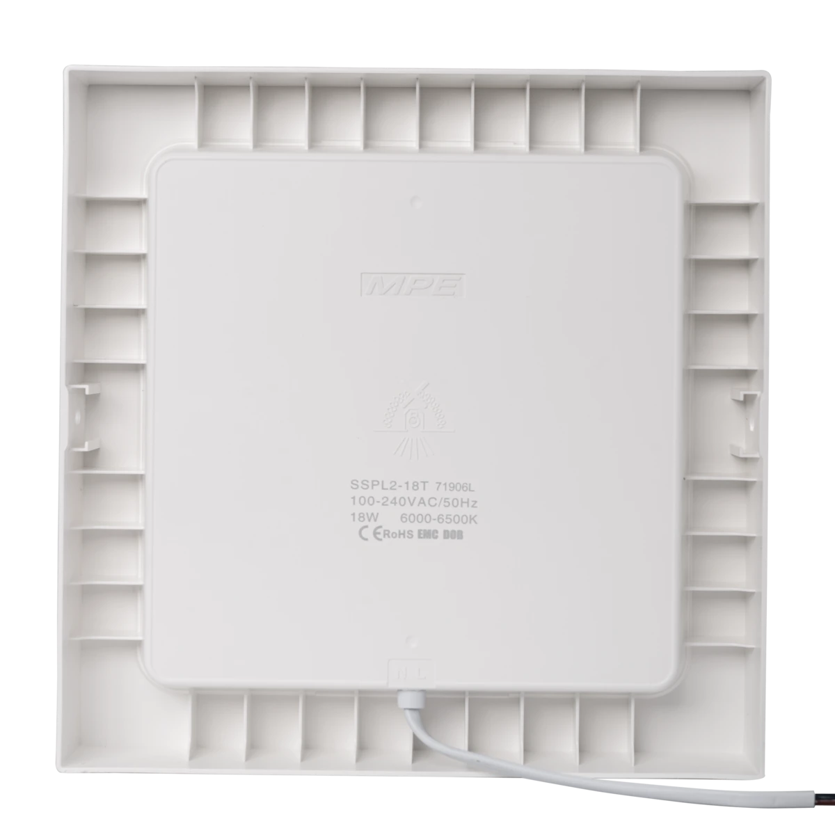 Đèn Led Panel vuông thế hệ 2 18W ánh sáng trắng SSPL2-18T MPE