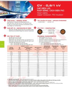 Trang 31 Catalog kỹ thuật dây điện Cadivi