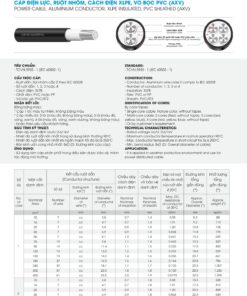 Trang 73 - Tài liệu kỹ thuật đây cáp điện lực AXV LION 2026 (DAPHACO)