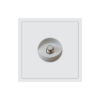 Bộ ổ cắm truyền hình vệ tinh S1 series màu trắng Duhal C1B128