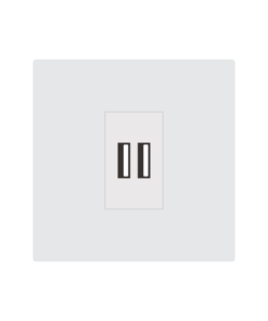Bộ ổ cắm đôi USB 2000mA Duhal C1B551