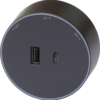 Bộ ổ cắm cao cấp PC aluminum có LED 1 USB 1 Type-C Duhal S1B651