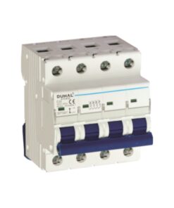 MCB 4 cực 32A 6kA Duhal S1D432 thiết bị đóng cắt công suất lớn