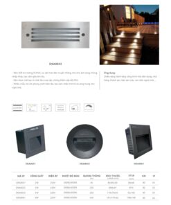 Trang 136- Tài liệu kỹ thuật đèn led Duhal series DKA